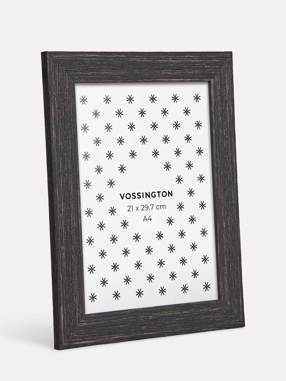Rustic Frame, Black, A4 - Side view