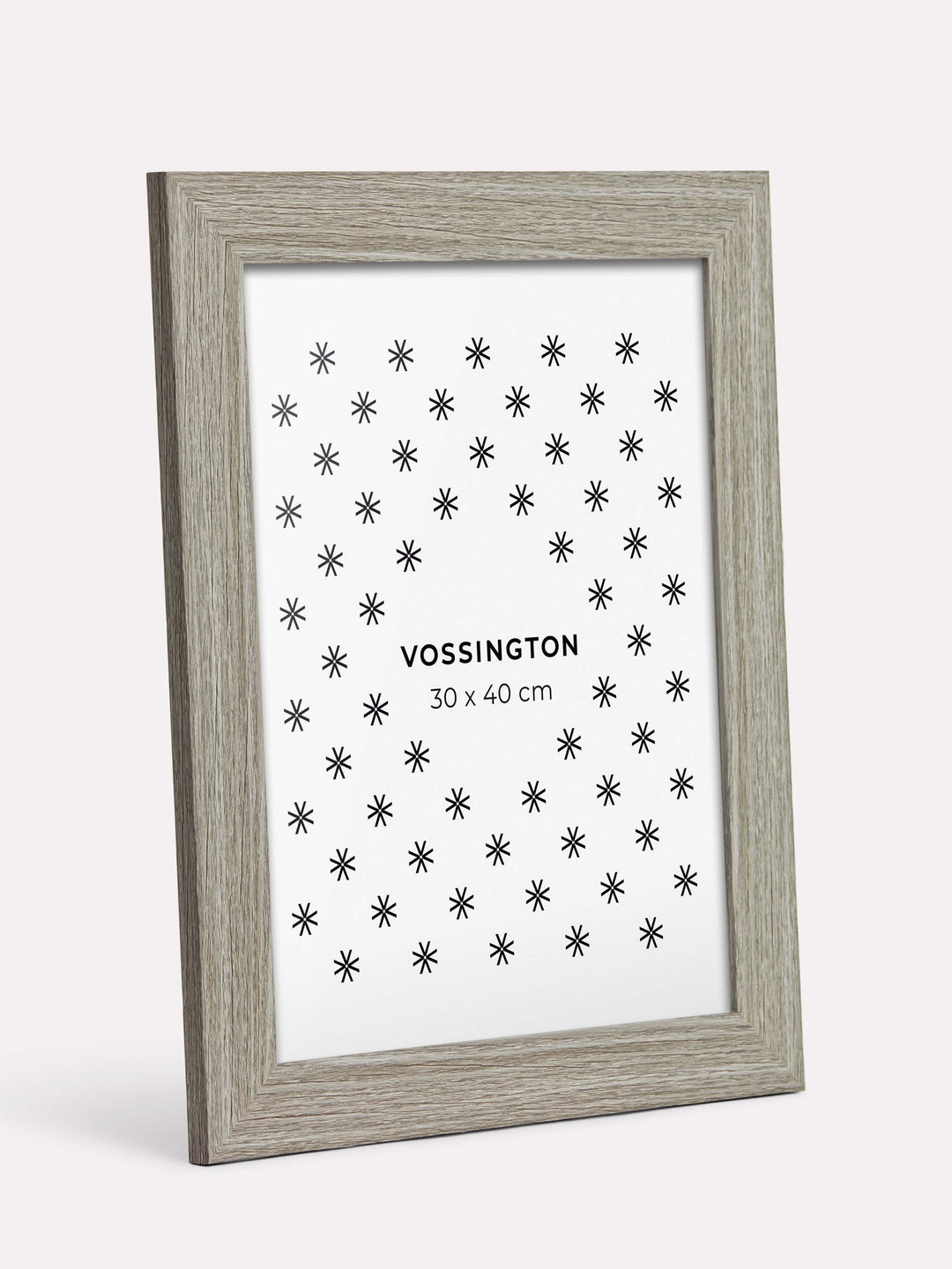Rustic Frame, Grey, 30x40 cm - Side view